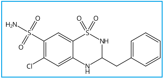 HYDROCHLOROTHIAZIDE BENZYL